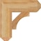 Ekena Millwork Westlake Craftsman Rough Sawn Bracket, Western Red Cedar, 4"W x 14"D x 14"H BKT04X14X14WTL04RWR - alternate 2